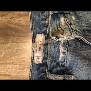 Free people high waisted shorts. Size 28.